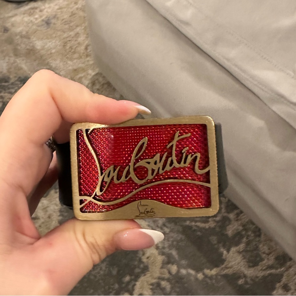 Men’s Christian Louboutin belt